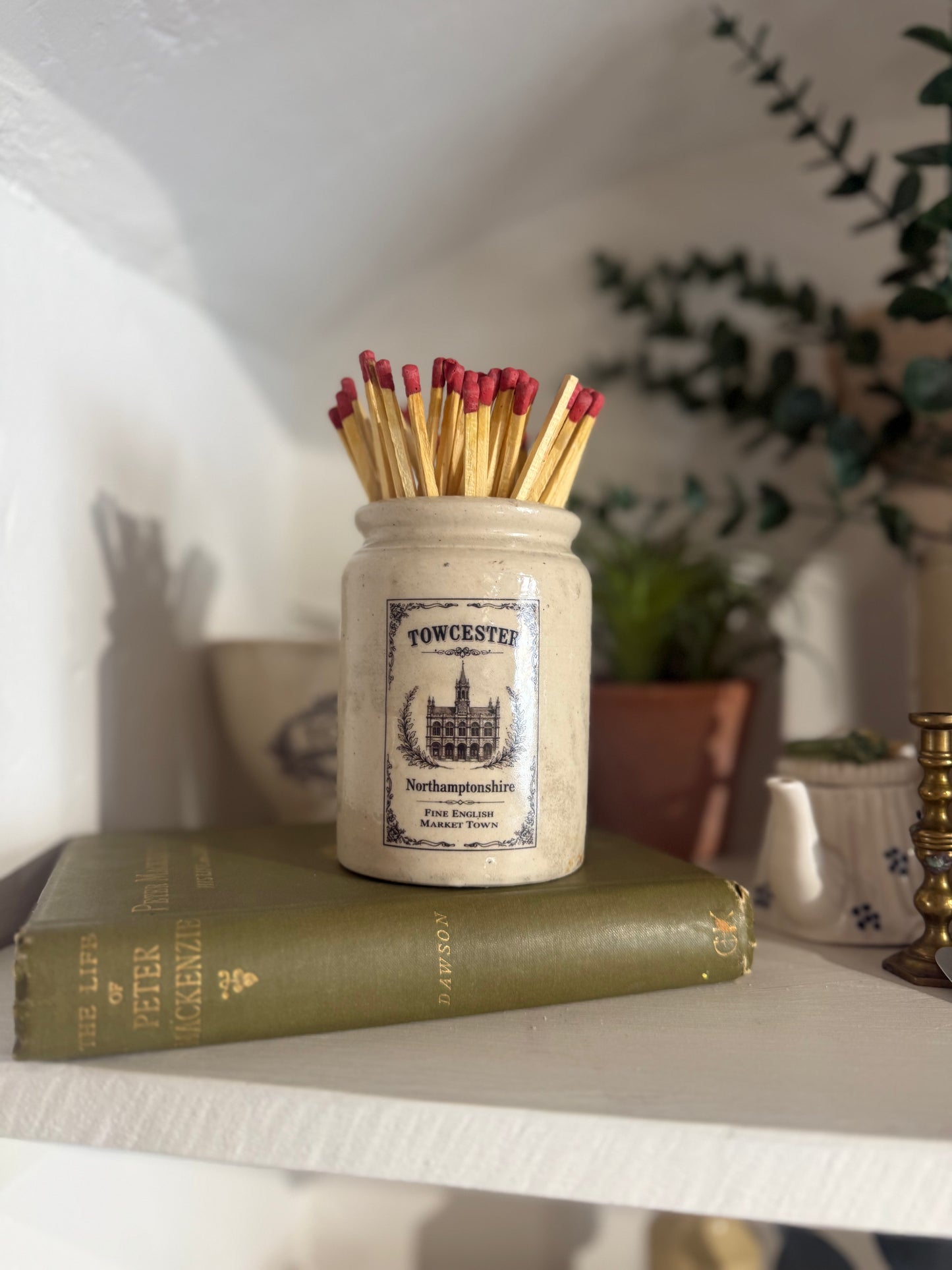 Towcester Fireside Match Pot