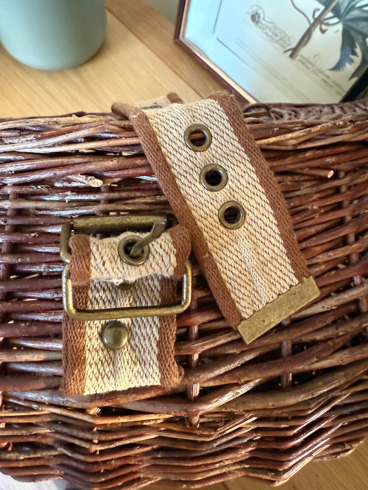 Vintage Fishing Basket