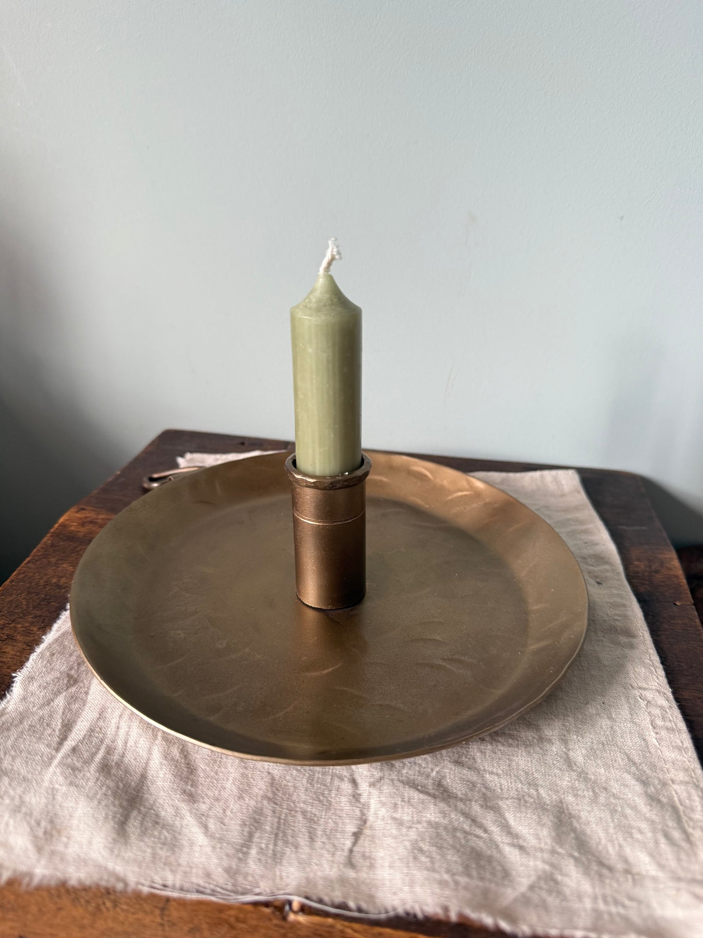 Brass Candle Holder – Traditional Wee Willy Winkie Style