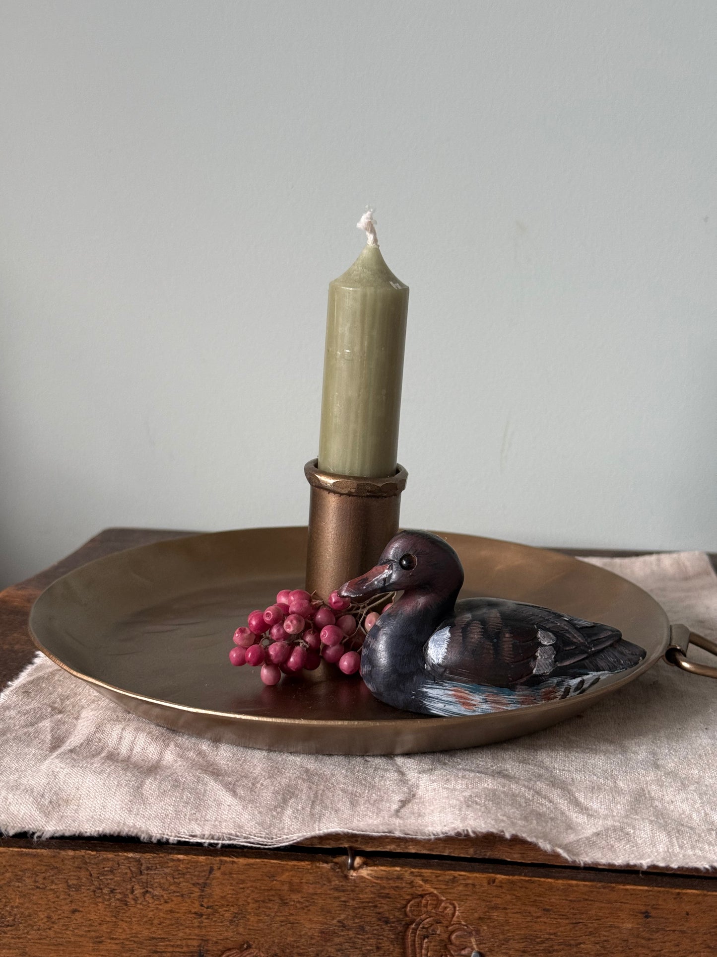 Brass Candle Holder – Traditional Wee Willy Winkie Style