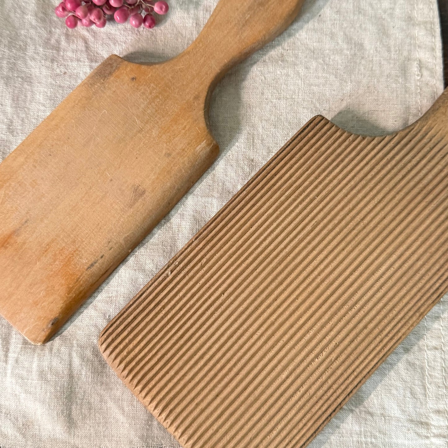 Vintage Wooden Butter Paddle