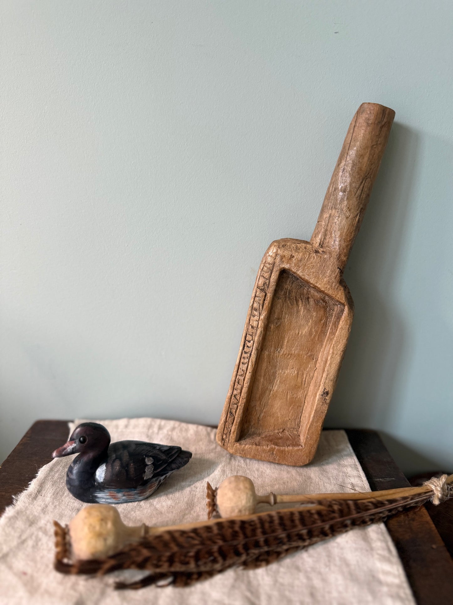Hand-Carved Wooden Sweet Bowls