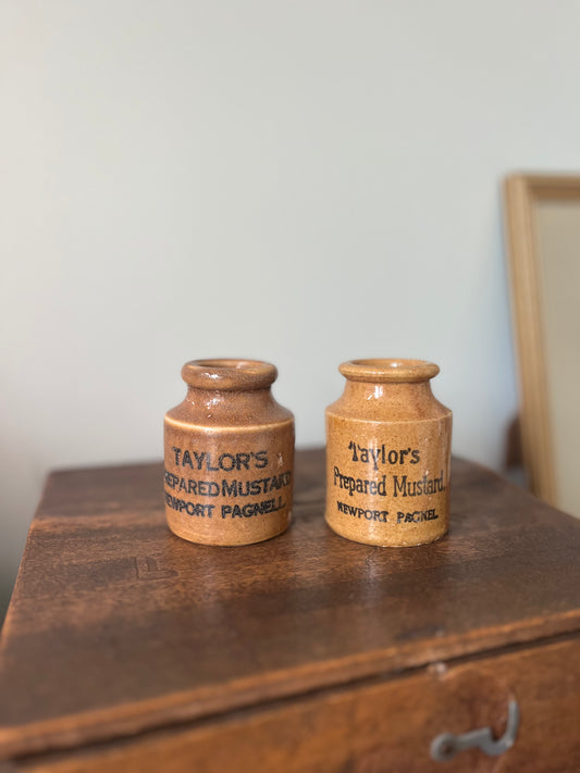Old Taylor's Stoneware Prepared Mustard Pot – Newport Pagnell