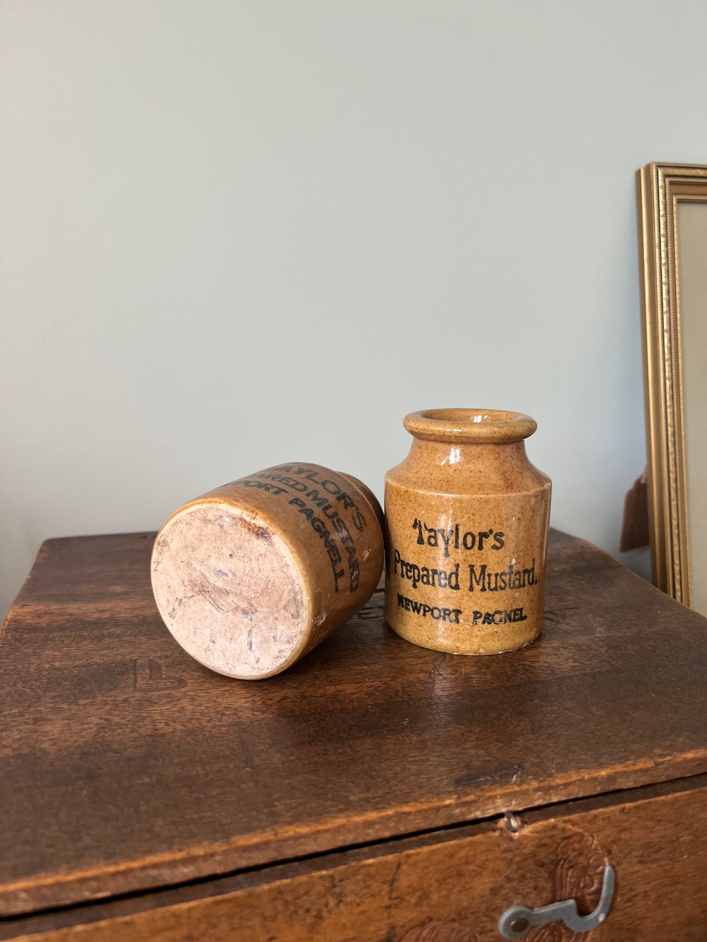Old Taylor's Stoneware Prepared Mustard Pot – Newport Pagnell