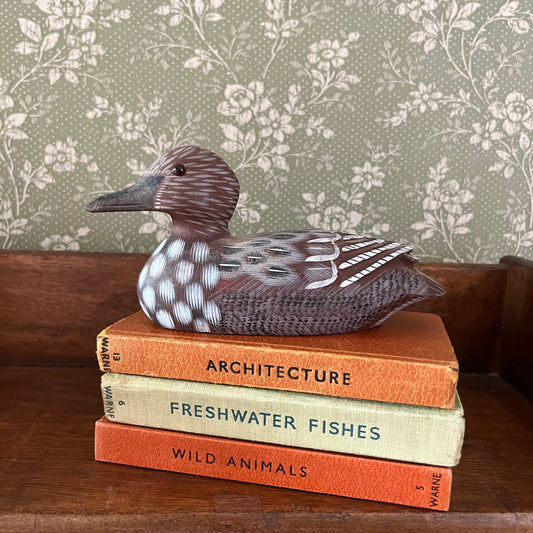 Wooden Decoy Duck medium