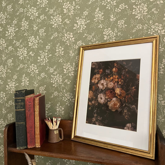 Framed Vintage Print Set – incl. 3 Prints of Your Choice