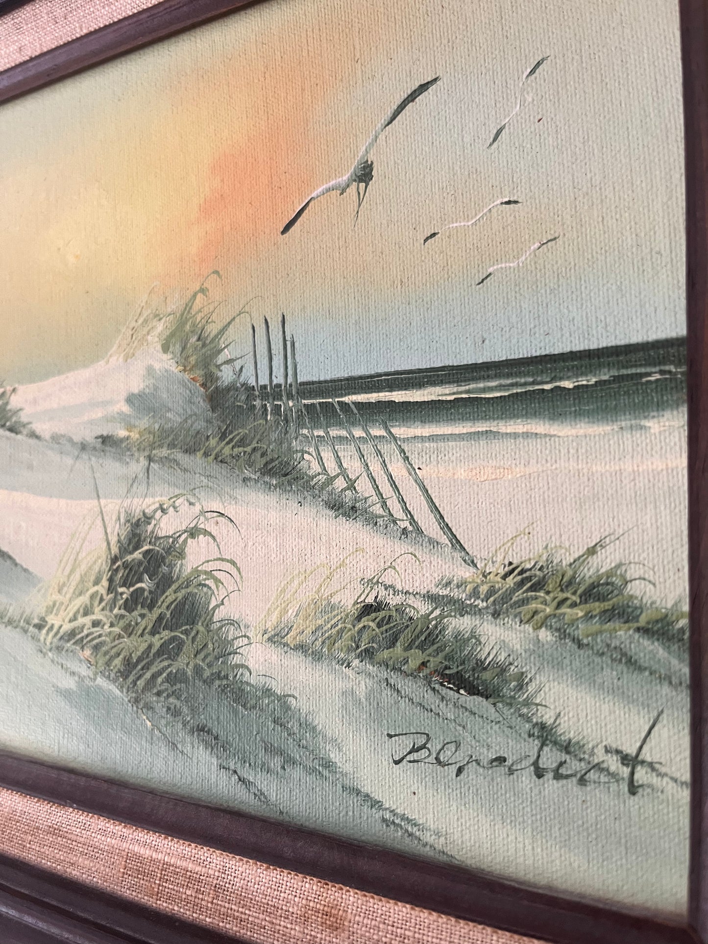 Seaside Original Oil Painting