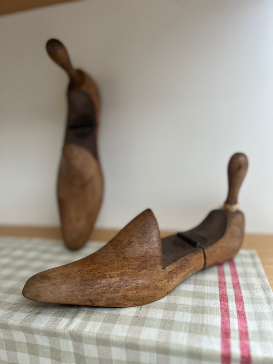 Antique Wooden Shoe Insert