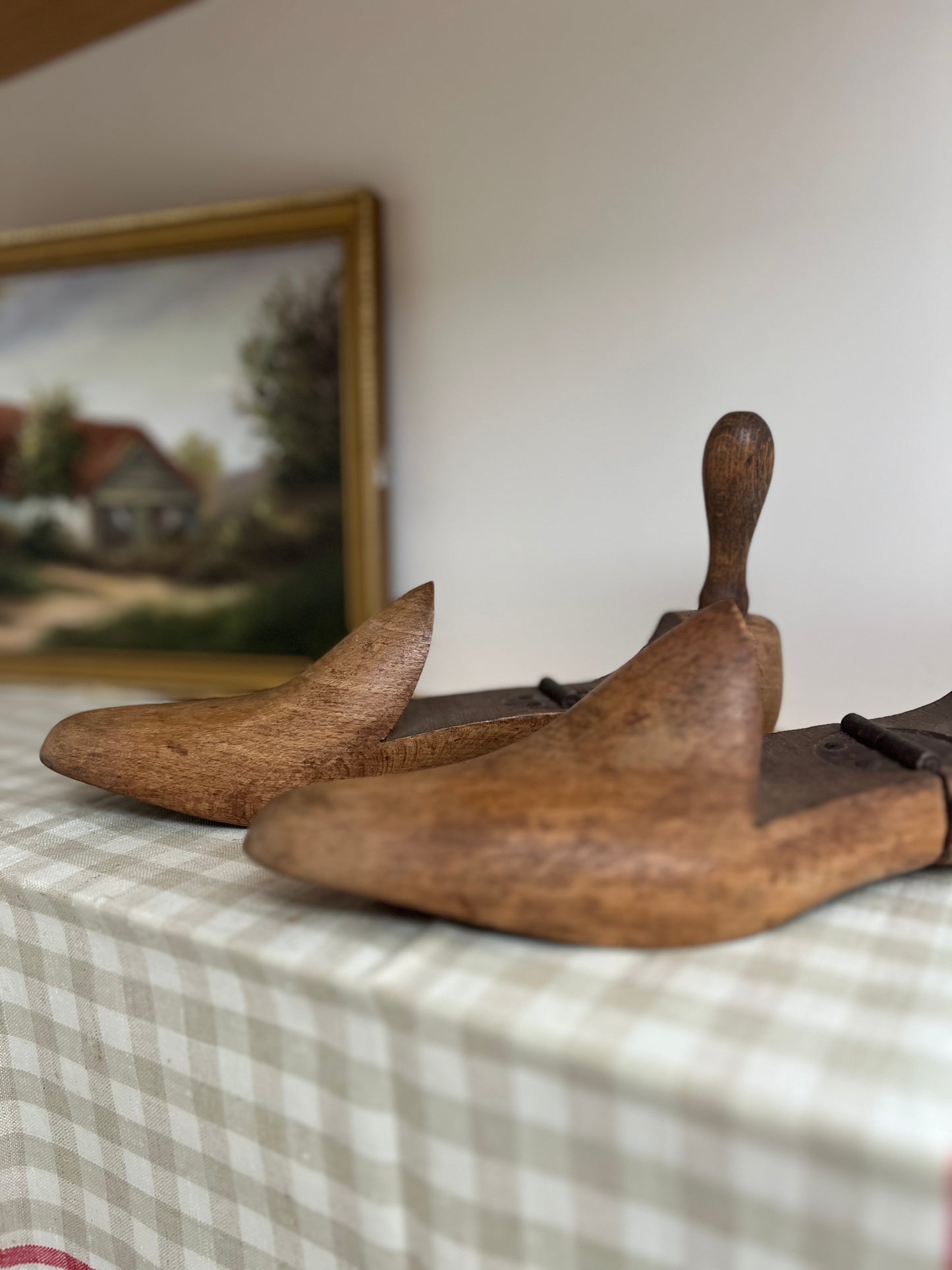 Antique Wooden Shoe Insert