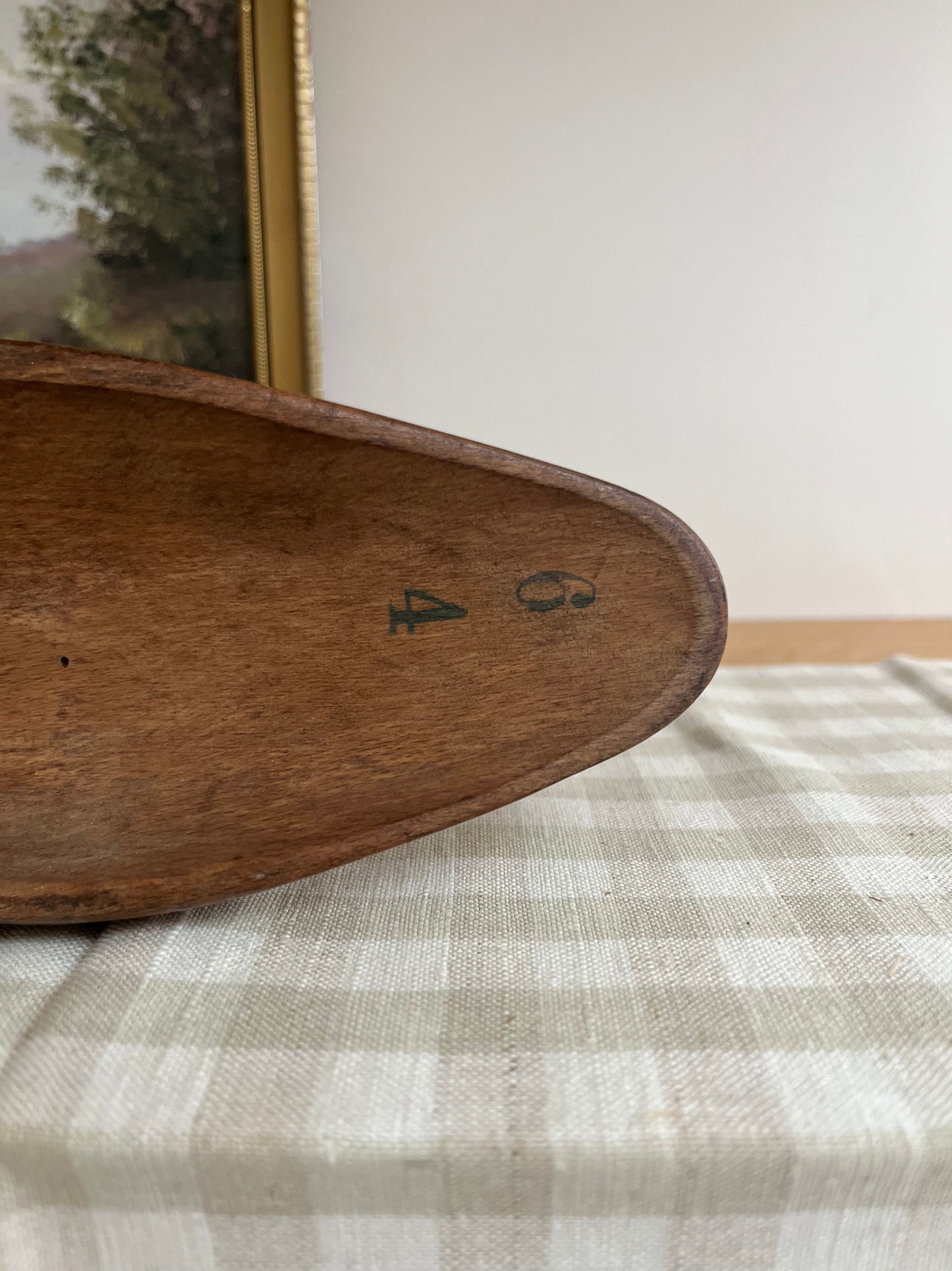 Antique Wooden Shoe Insert