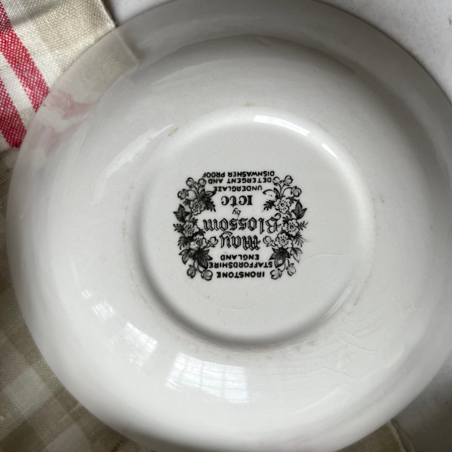 Set of 3 May Blossom Vintage Cereal Bowls by ICTC