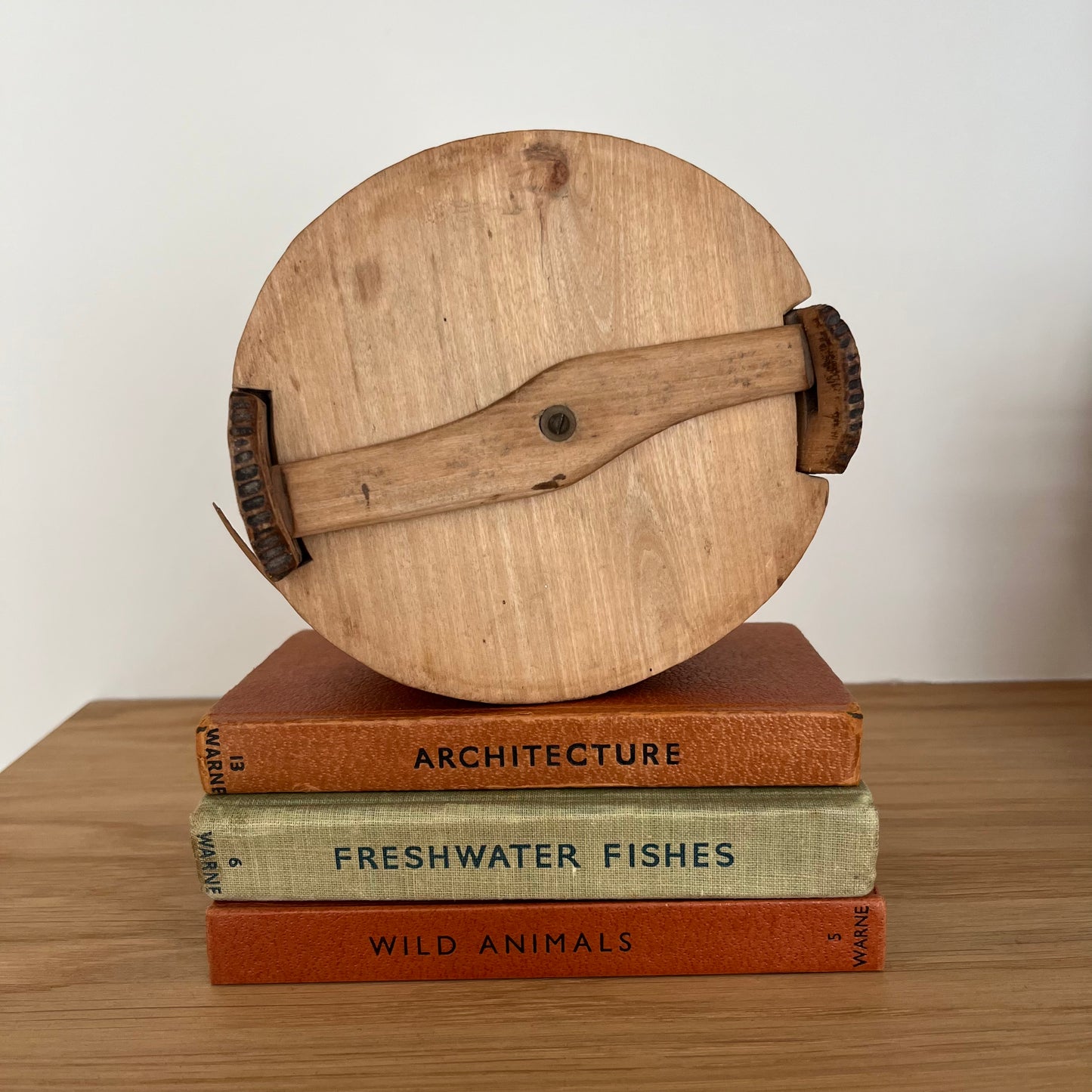 Vintage Wooden Oval Box with Lid