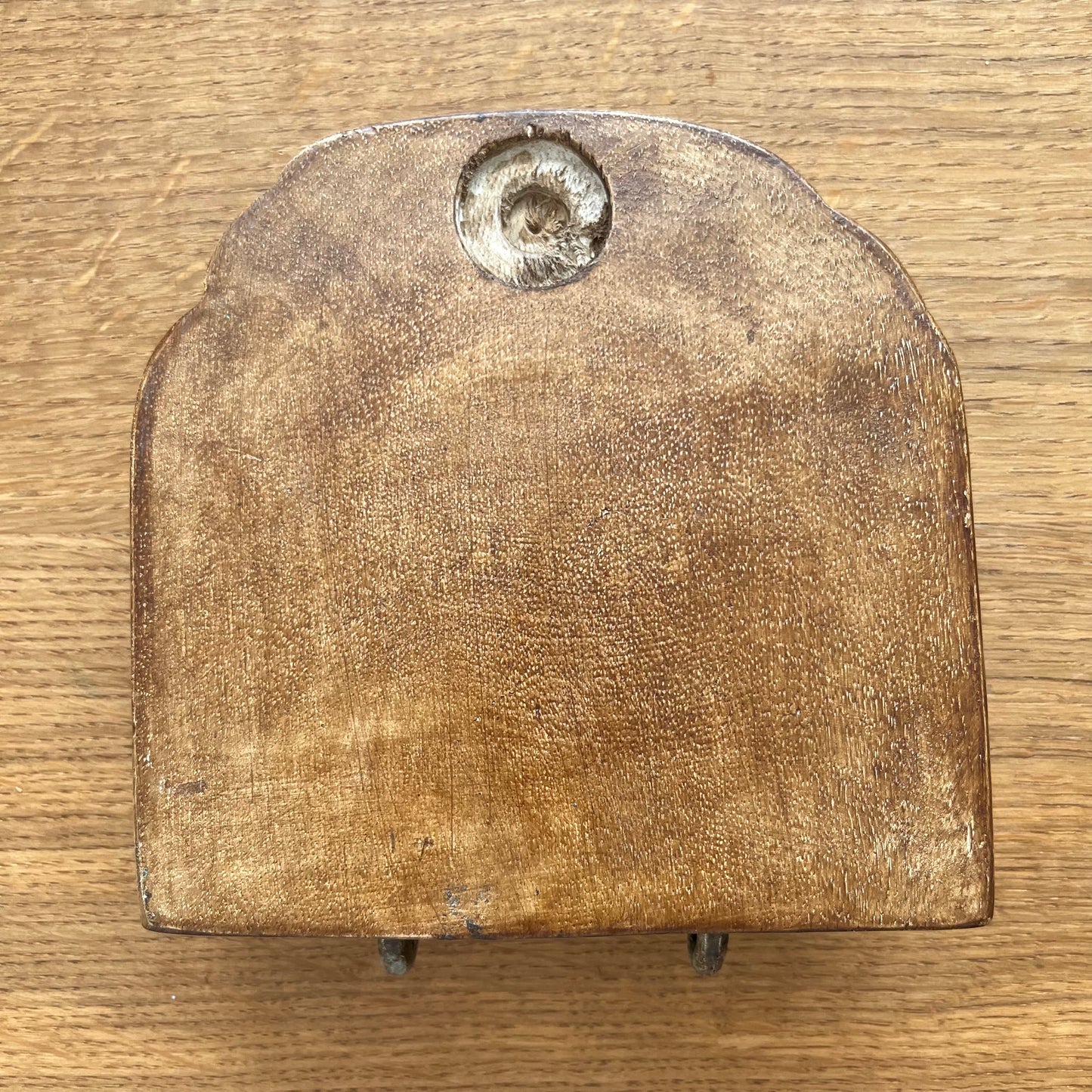 Home Coat Hook with 2 Hangers – Reclaimed Wood and Metal (15cm)