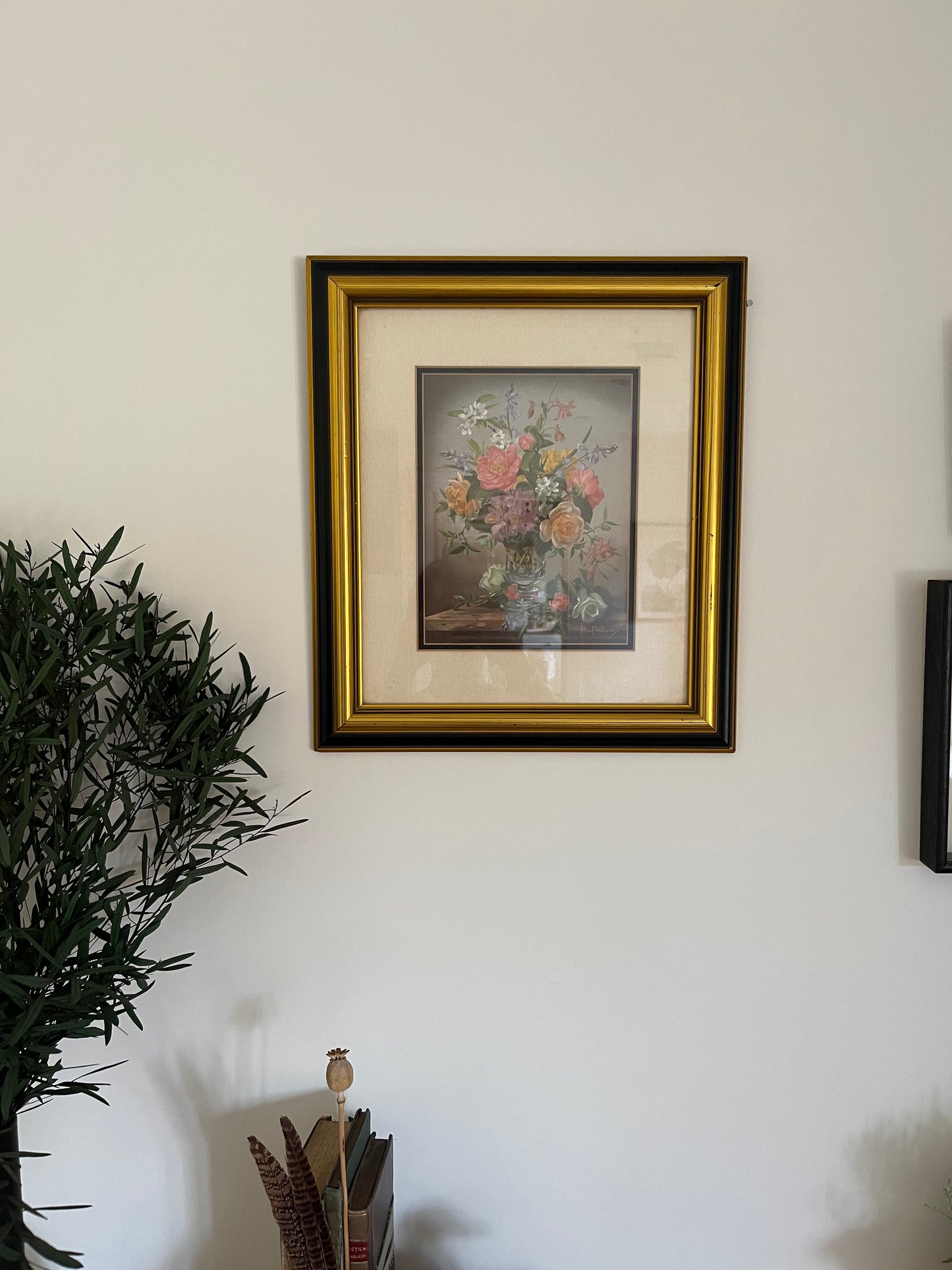 Framed Albert Williams Print – Still Life of Spring Flowers