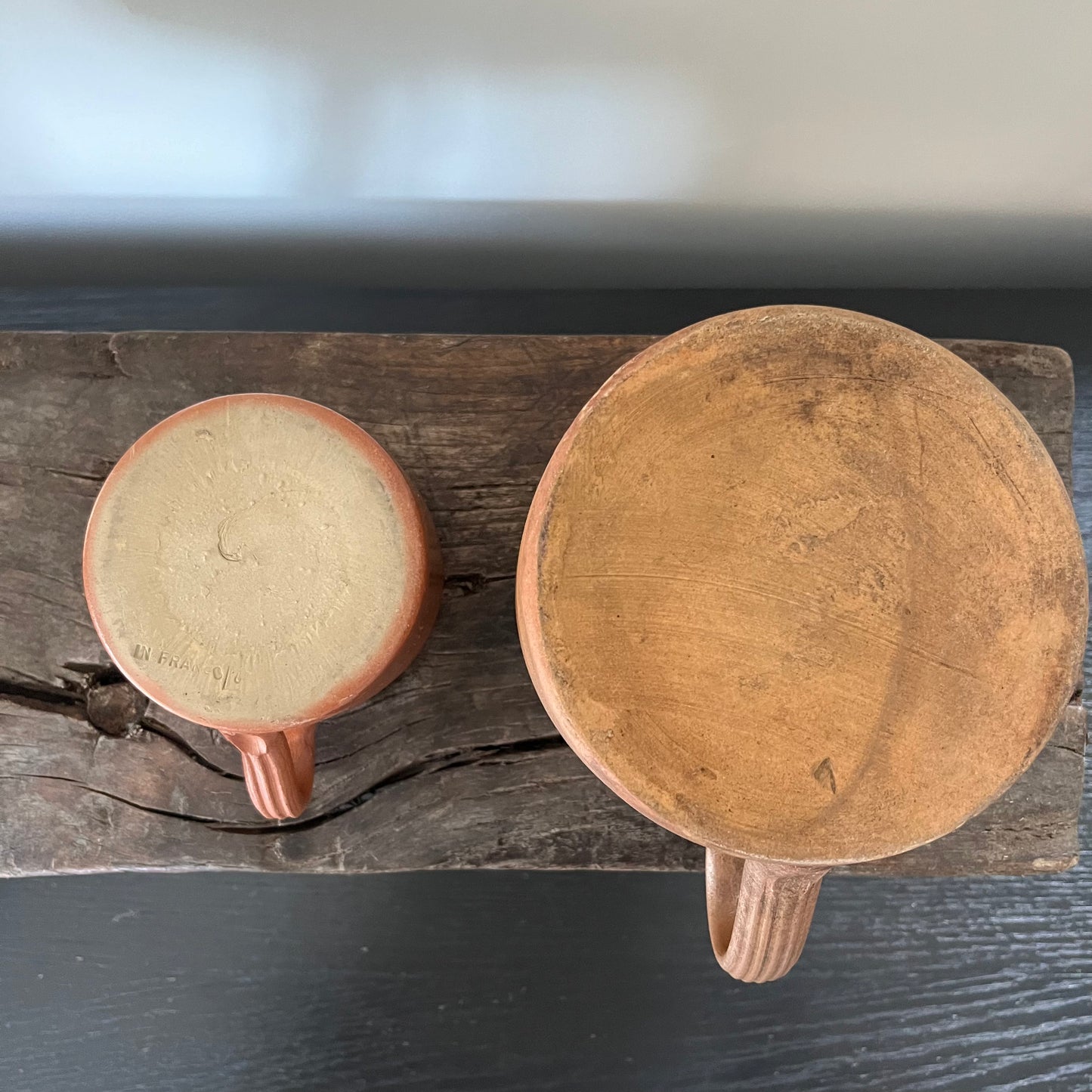 Vintage French Confit Pots in Warm Brown Tones – 2 sizes