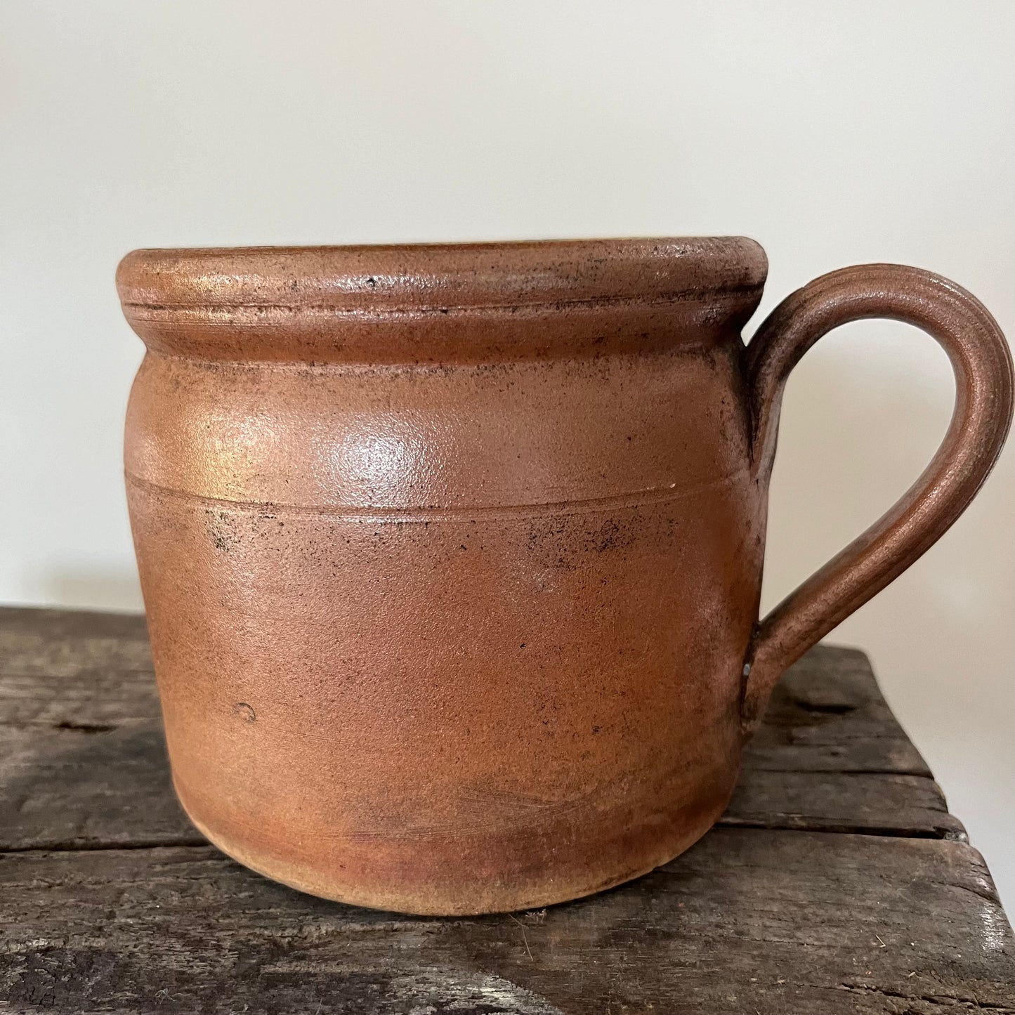 Vintage French Confit Pots in Warm Brown Tones – 2 sizes