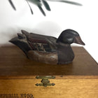 Wooden Decoy Duck