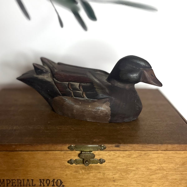 Wooden Decoy Duck