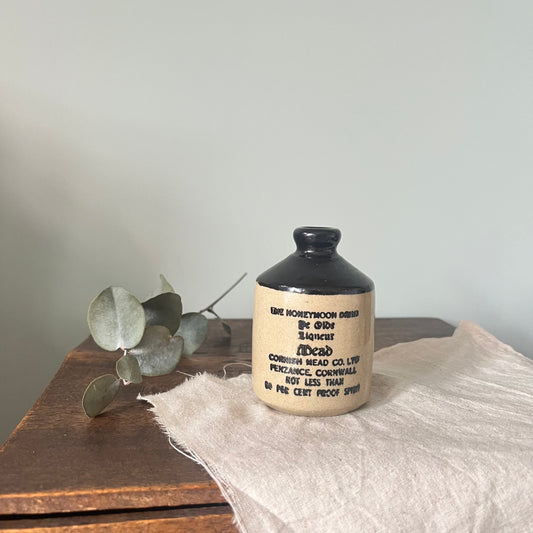 Tiny Vintage Flagon Bottle The Honeymoon Drink