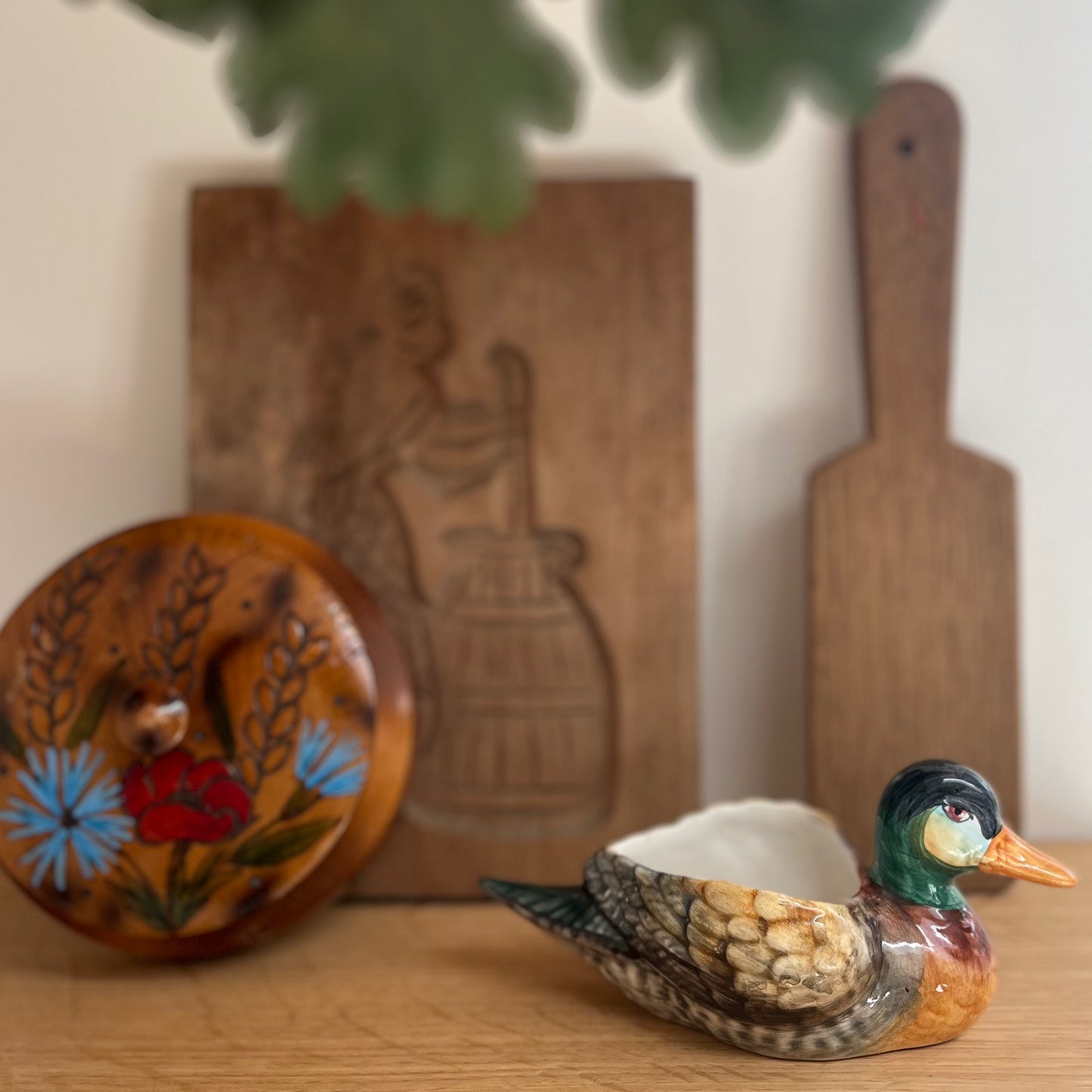 Vintage Wooden Butter Paddle