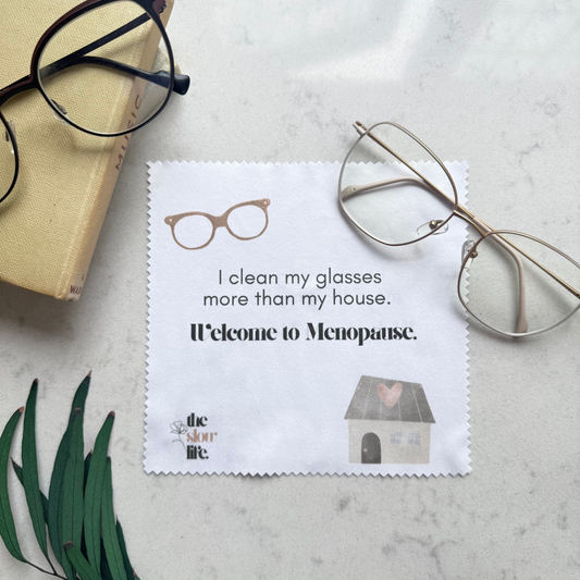 Glasses Cleaning Cloth – “Welcome to Menopause”