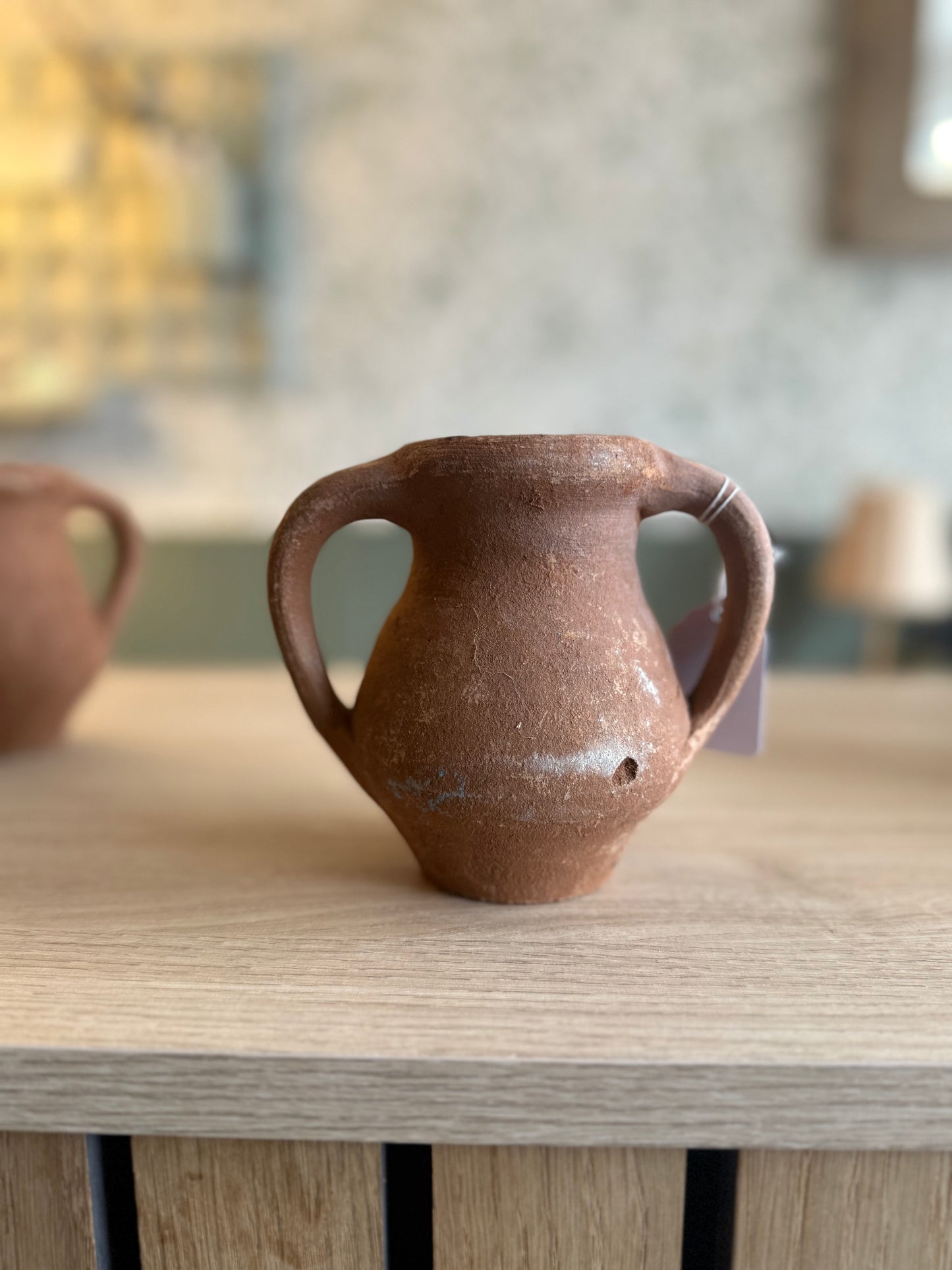 Small Turkish Double-Handled Terracotta Pot