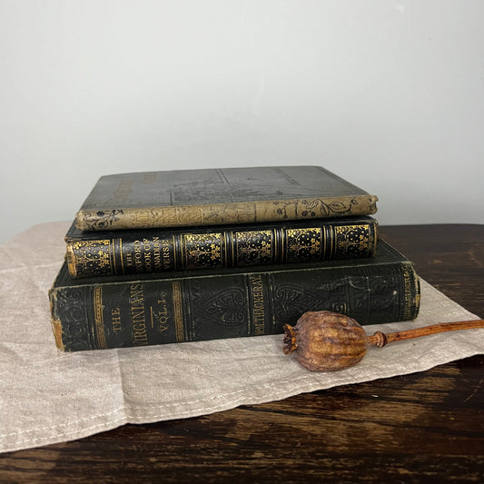 Vintage Books – Black and Blue Tones