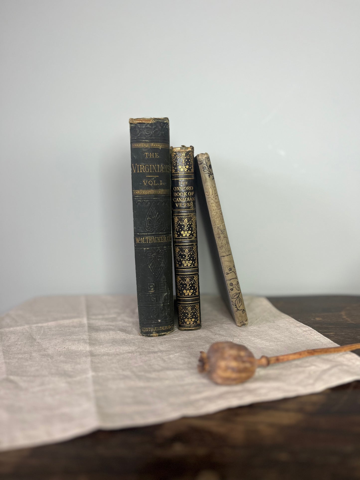 Vintage Books – Black and Blue Tones