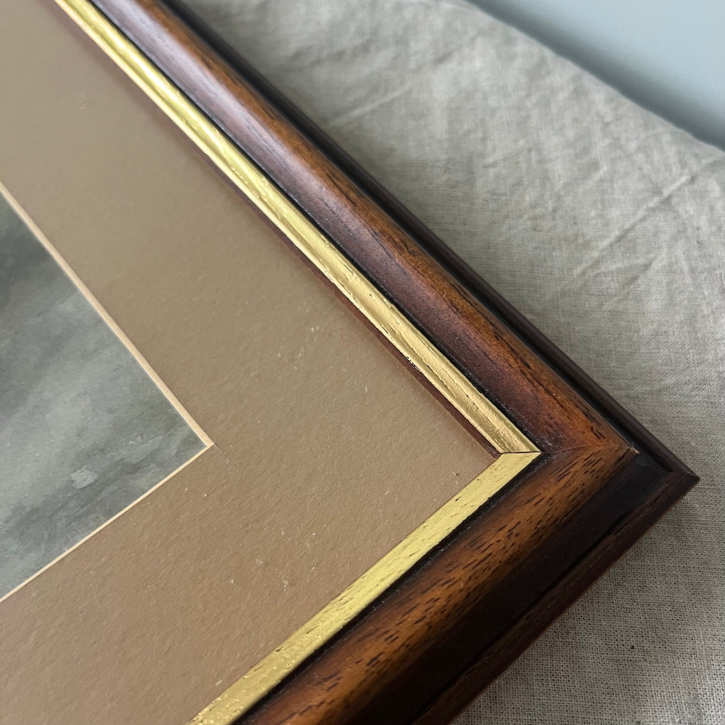 Antique Rose Flowers Still Life Framed 3