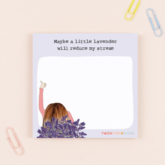 Sticky Note Pad - Lavender
