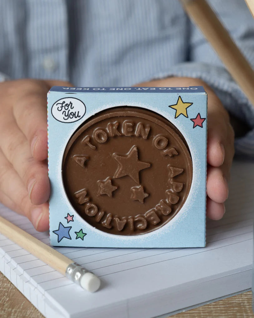 Teacher Gift - Chocolate Coin Token of appreciation