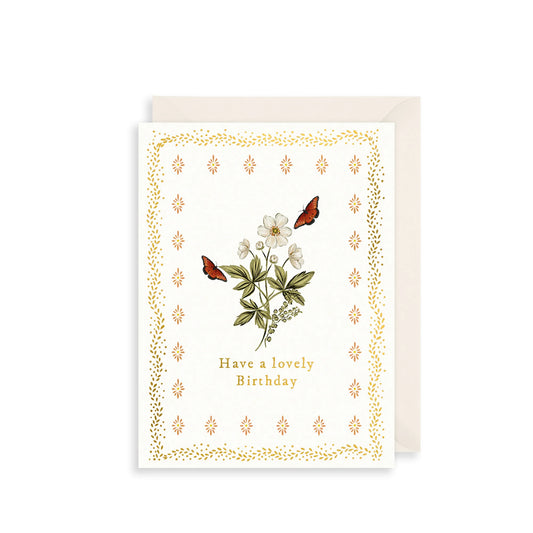 Butterflies Birthday Card