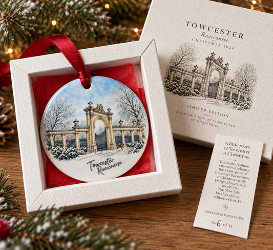 Towcester Racecourse Christmas Ornament 2026 – Limited Edition