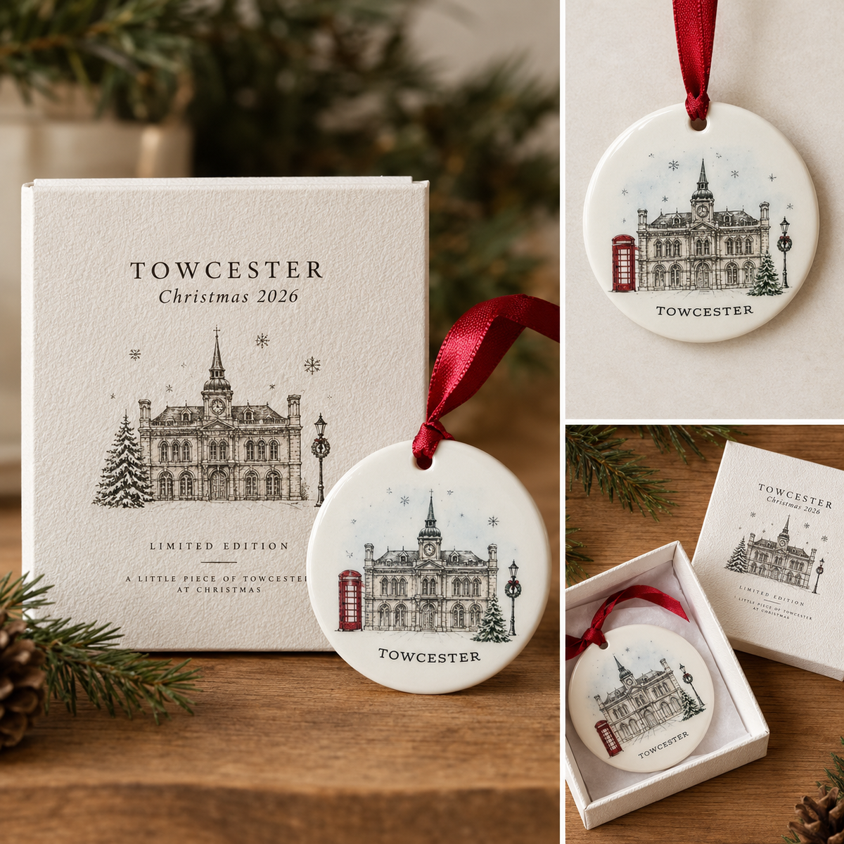 Merry Christmas Towcester Ornament 2026 – Limited Edition