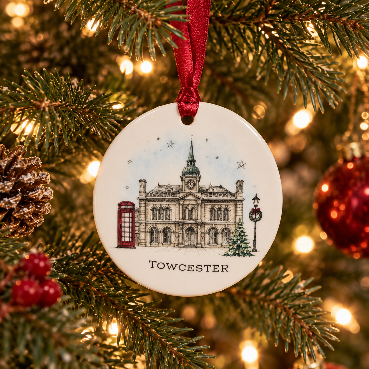 Merry Christmas Towcester Ornament 2026 – Limited Edition