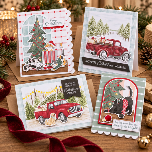 A Cosy Christmas Card Making Workshop