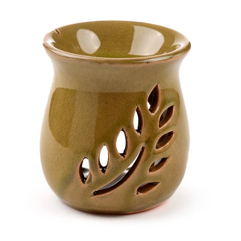 Ceramic Oil Burner - Simple Leaf