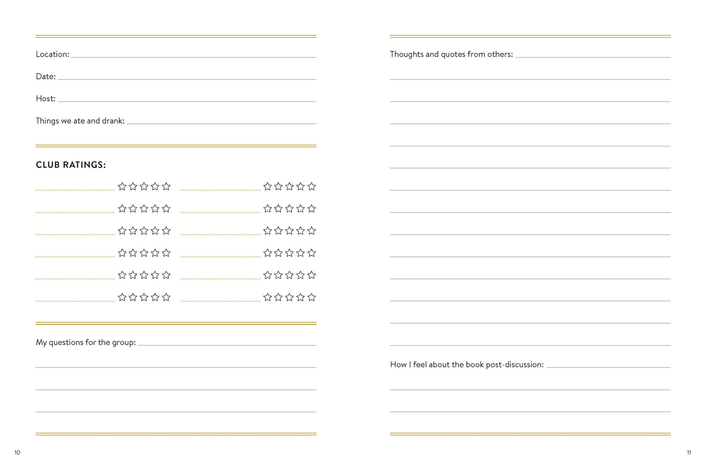 Bibliophile Book Club Journal (Diary or Journal)