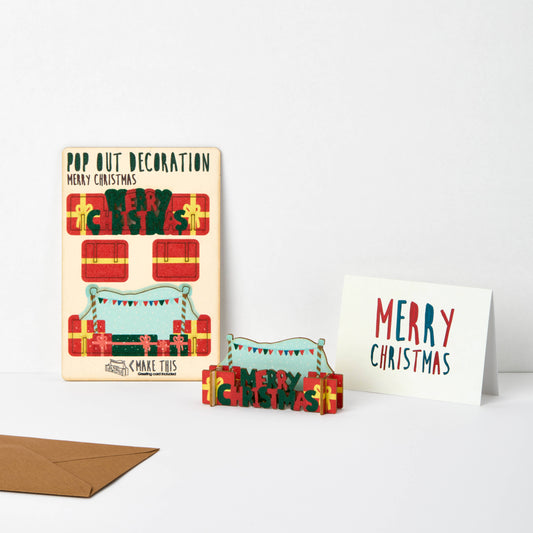Pop Out Christmas Presents Card