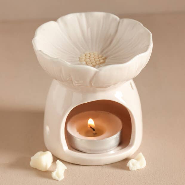 Pink Blossom Ceramic Wax Melt Burner - Not available to EU