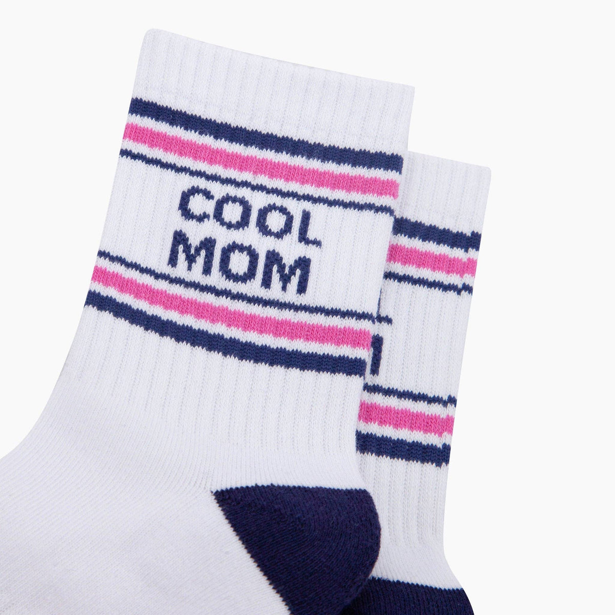 Cool Mom Organic Cotton Sports Socks in White