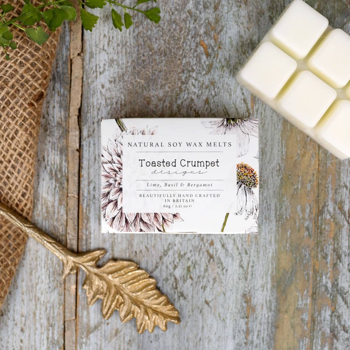 Soy Wax Melts Lime, Basil & Bergamot