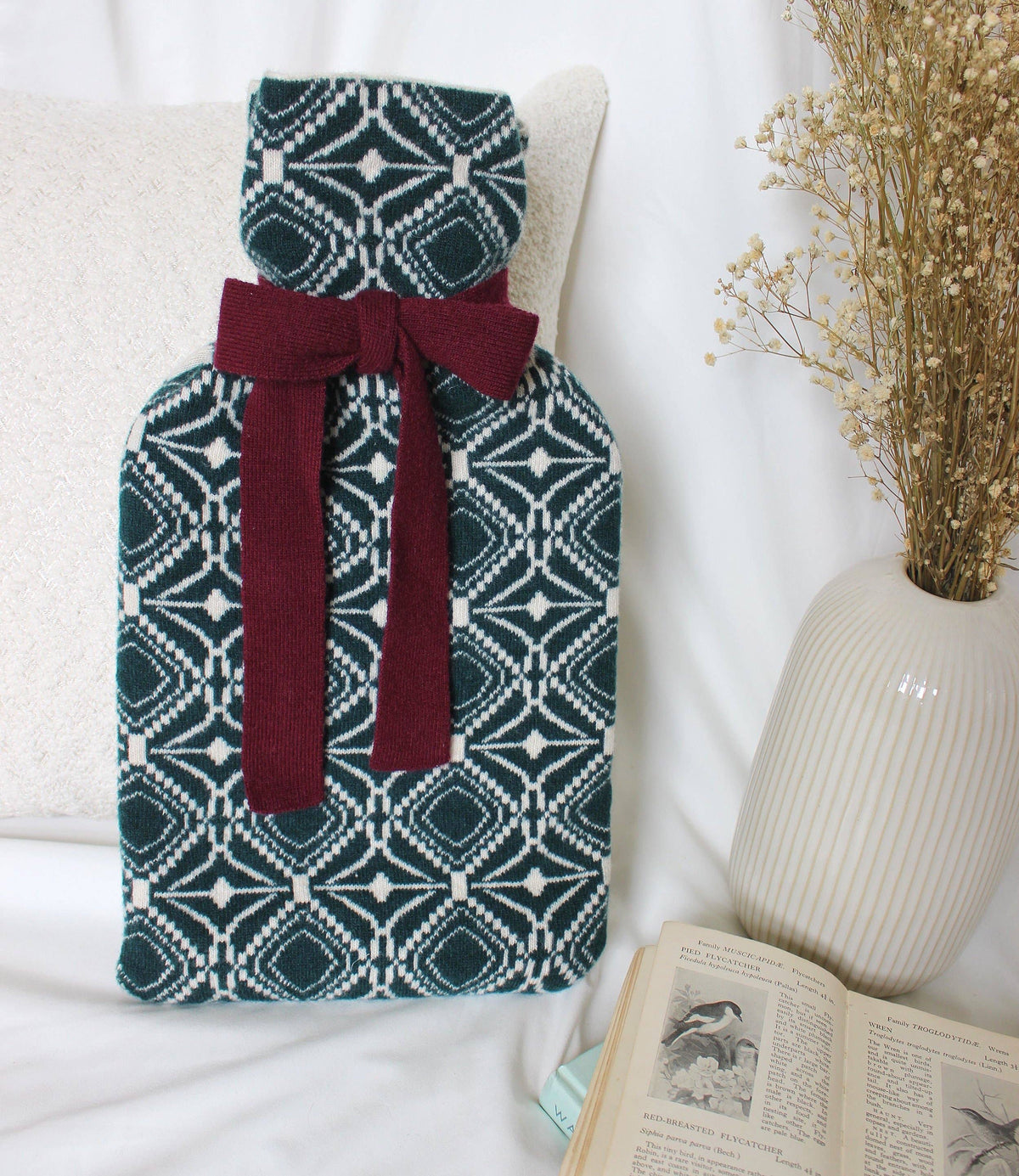 Reversible Hot Water Bottle | forest green