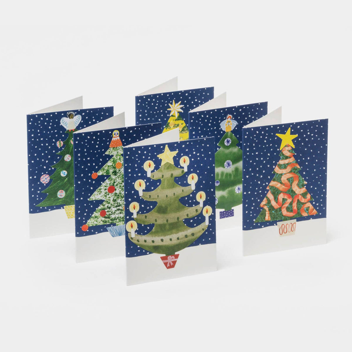 Make Your Own Christmas Cards' Christmas Tree Set